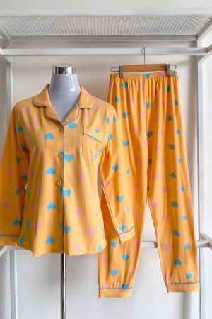 Pyjamas Long Sleeve Yellow Lovey