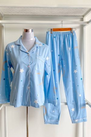 Pyjamas Long Sleeve Light Blue Goodnite