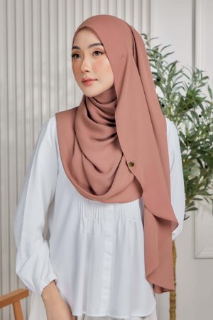 Luna Shawl In Spice Brown