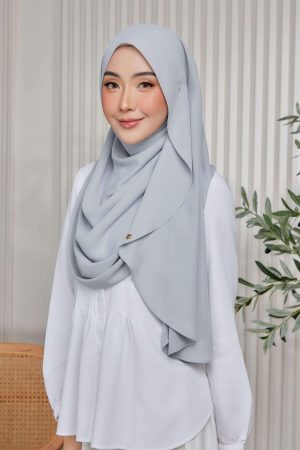 Luna Shawl In Silver Mist