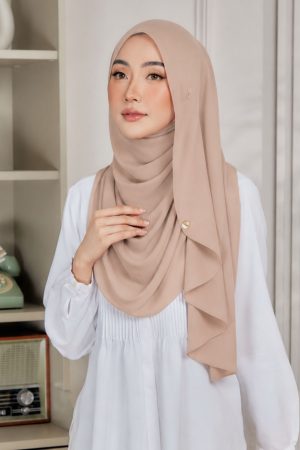 Luna Shawl In Skin Beige
