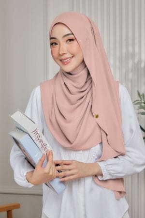 Luna Shawl In Salmon
